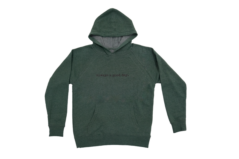 Unisex Youth Hoodie (Moss Green)